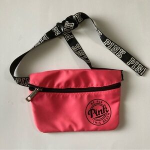 PINK Victoria's Secret We Run This Beach Belted Fanny Pack Bag